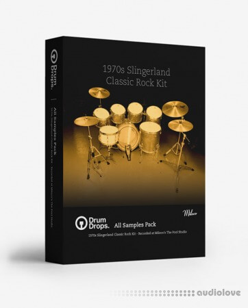 DrumDrops 1970s Slingerland Classic Rock Kit All Samples Pack [MULTiFORMAT]