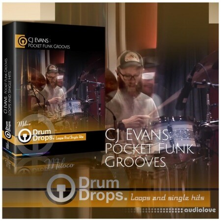 DrumDrops CJ Evans Pocket Funk Vol.1 Loops and Hits Pack [WAV]