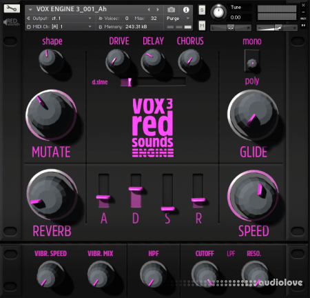 Red Sounds Vox Engine 3 [KONTAKT]