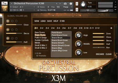 Strezov Sampling Orchestral Percussion X3M [KONTAKT]