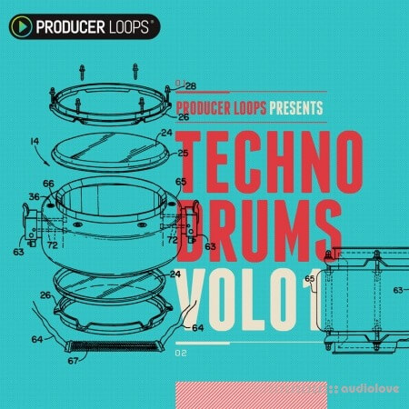 Producer Loops Techno Drums Vol.1 [WAV, MiDi, REX]
