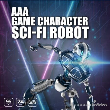 Epic Stock Media AAA Game Character Sci Fi Robot