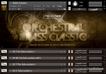 ProjectSAM Orchestral Brass Classic v1.3 [KONTAKT]
