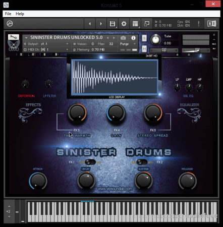 Vip Soundlab Sinister Drums HD [KONTAKT]