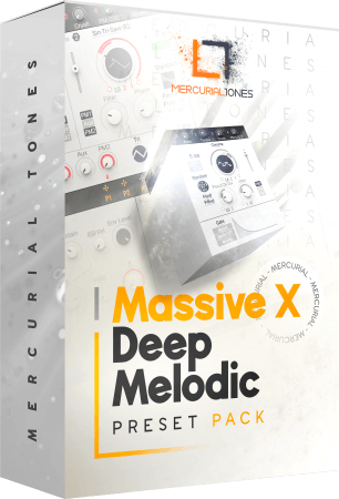 Mercurial Tones Mercurial Deep Melodic Massive X Presets [WAV, MiDi, Synth Presets]