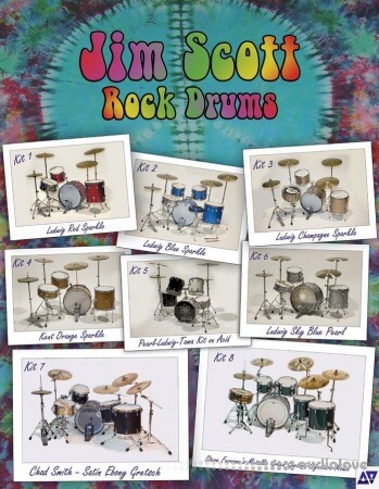 Platinum Samples Jim Scott Rock Drums Vol.2 [BFD3]