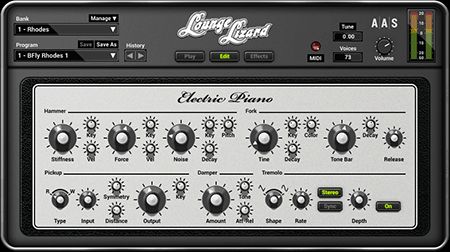 Applied Acoustics Systems Lounge Lizard EP-4 v4.4.2 [WiN, MacOSX]