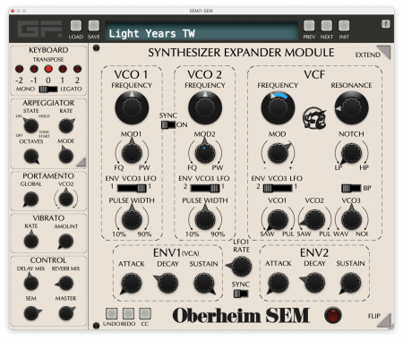 GForce Oberheim SEM