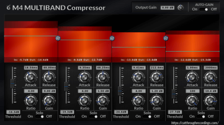 Cut Through Recordings M4 Multiband Compressor v2.0.7 [WiN, MacOSX, Linux]