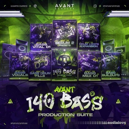 Avant Samples Avant 140 Bass and UK Bass Production Suite [WAV, MiDi, Synth Presets, DAW Templates]