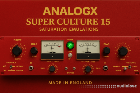 AnalogX Super Culture 15 Tube Saturation Emulations (HQ) (GENESIS)