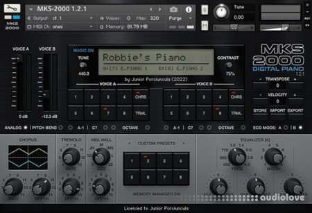 Júnior Porciúncula MKS-2000 Digital Piano [KONTAKT]