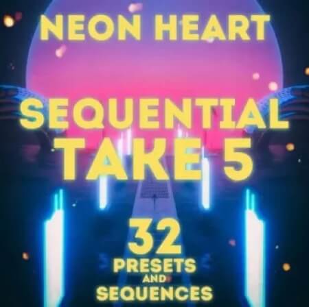 LFO Store SR Sequential Take 5 Neon Heart 32 Presets and Sequences [Synth Presets]