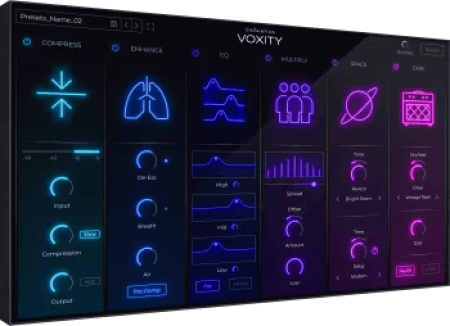 Cymatics VOXITY Vocal Mixing Plugin v1.0.0 [WiN, MacOSX]
