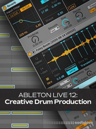 Groove3 Ableton Live 12 Creative Drum Production [TUTORiAL]