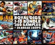 Dave Zeke Royal Digs Volumes 1-10 BUNDLE (300 Prechopped Samples + 20 BONUS Break Loops) [WAV]