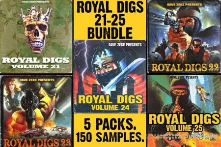 Dave Zeke Royal Royal Digs Volumes 21-25 BUNDLE