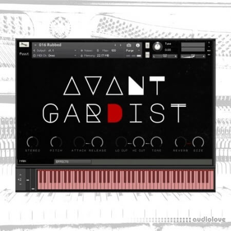 Pssst Instruments Avant-Gardist: Tonally Prepared Cinematic Piano [KONTAKT]