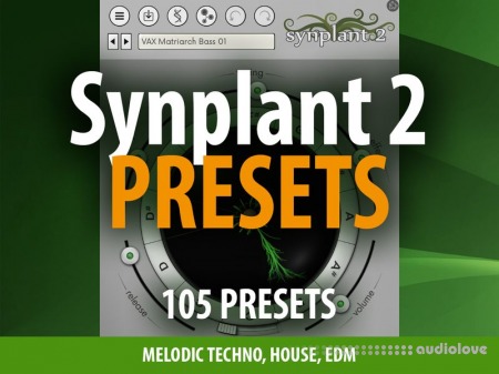 Andi Vax “Synplant 2 Melodic Techno” 105 Presets [Synth Presets]