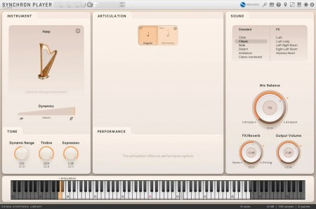 Vienna Symphonic Library Synchron Prime Harp v1.1 for Synchron Player