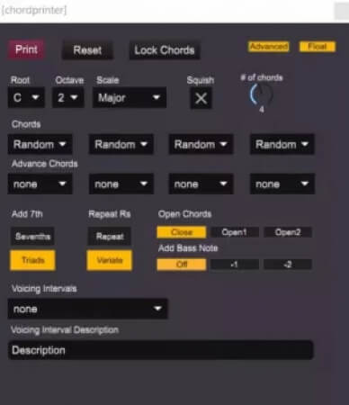 No Hassle Beats Chordprinter [AMXD]
